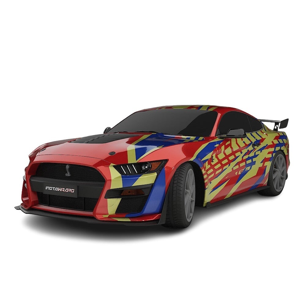3M / AVERY DENNISON | VINYL WRAPPING FILM PRINTED GRAPHICS | CUSTOM RIDE | STREET SERIES WRAPS | TORQUE FLOW | CR3103