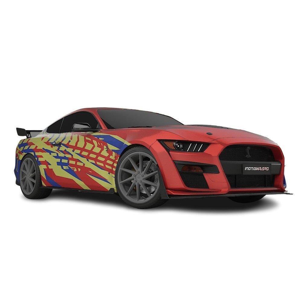 3M / AVERY DENNISON | VINYL WRAPPING FILM PRINTED GRAPHICS | CUSTOM RIDE | STREET SERIES WRAPS | TORQUE FLOW | CR3103