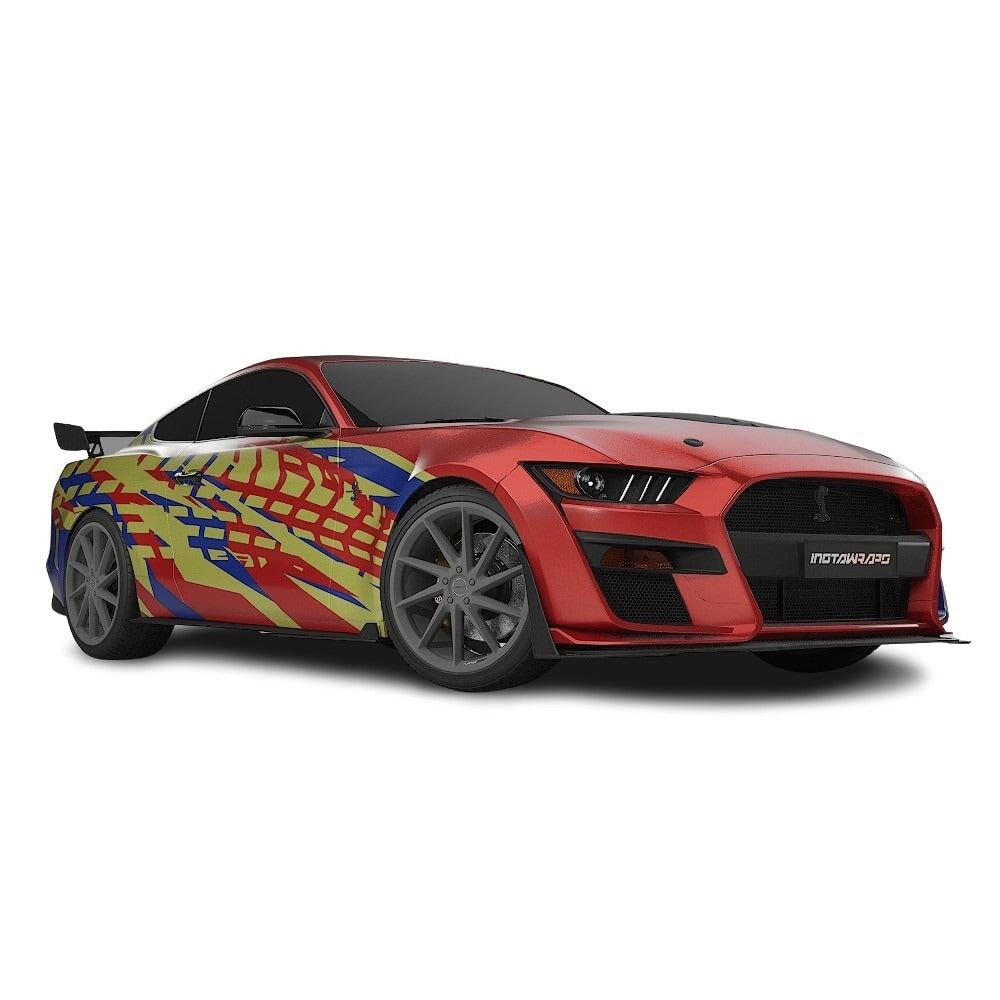 3M / AVERY DENNISON | VINYL WRAPPING FILM PRINTED GRAPHICS | CUSTOM RIDE | STREET SERIES WRAPS | TORQUE FLOW | CR3103