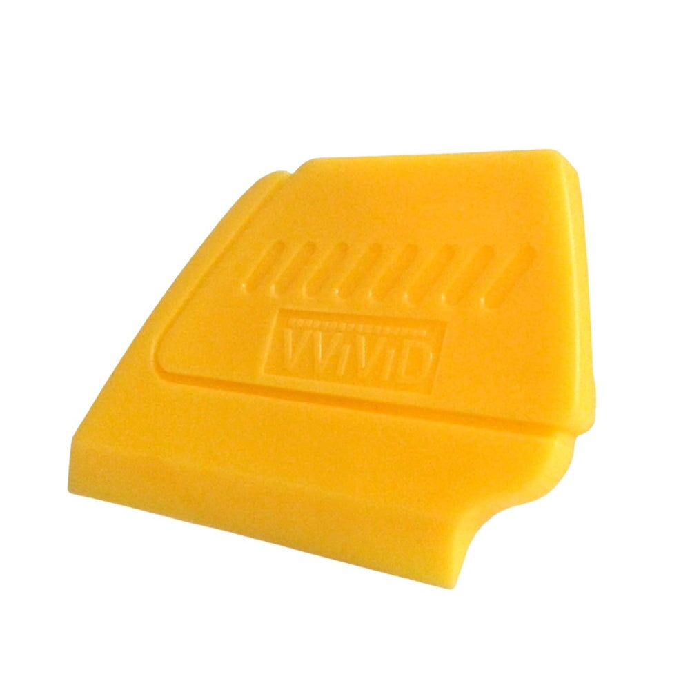 VVIVID YELLOW FIBE-EDGE DETAILER - 2" CONTOUR WRAPS SQUEEGEE APPLICATOR
