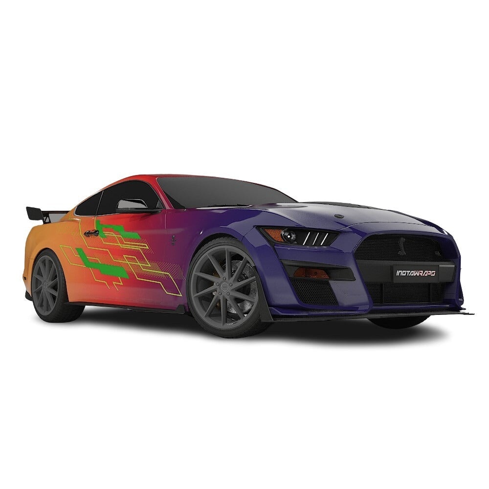 3M / AVERY DENNISON | VINYL WRAPPING FILM PRINTED GRAPHICS | CUSTOM RIDE | STREET SERIES WRAPS | VELOCITY GRID | CR1102
