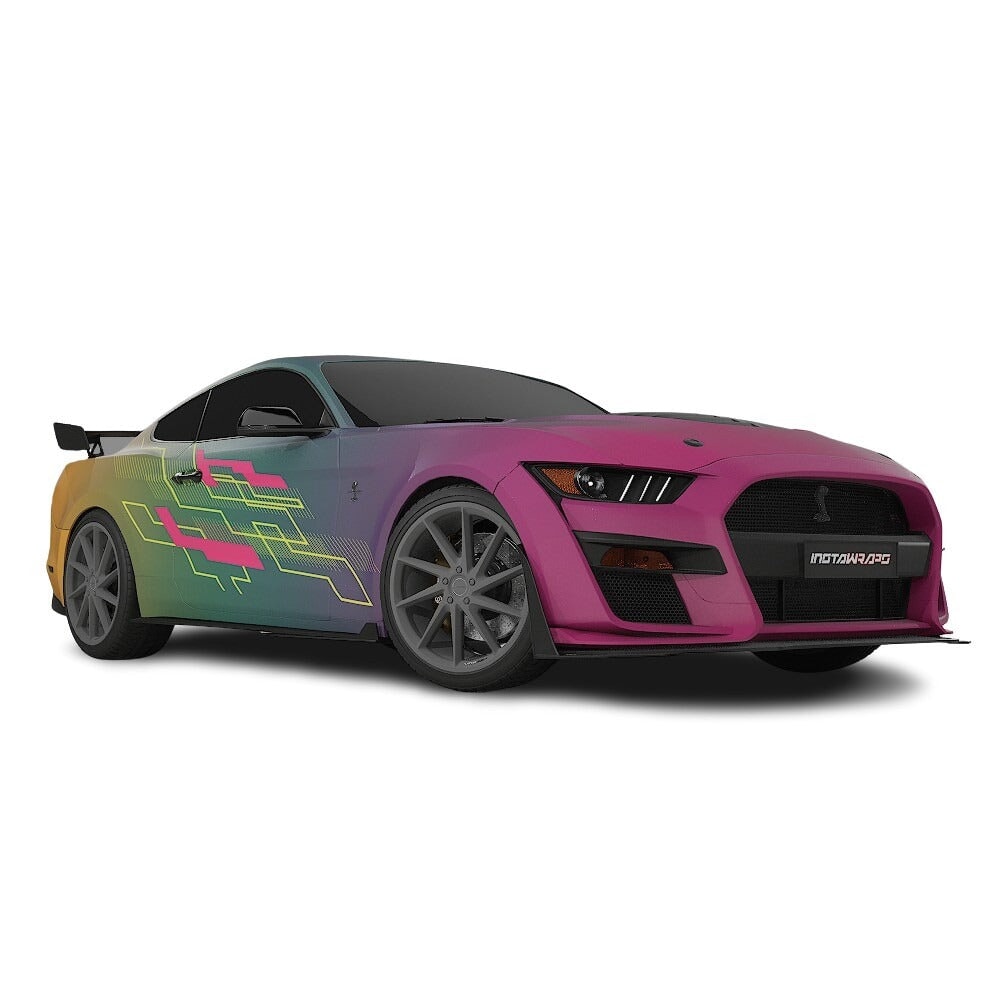 3M / AVERY DENNISON | VINYL WRAPPING FILM PRINTED GRAPHICS | CUSTOM RIDE | STREET SERIES WRAPS | VELOCITY GRID | CR1106