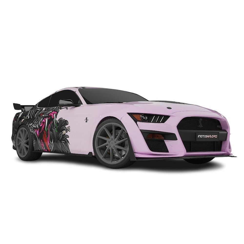 3M / AVERY DENNISON | VINYL WRAPPING FILM PRINTED GRAPHICS | CUSTOM RIDE | FLORAL FURY WRAPS | VIPER BLOOM | CR2201
