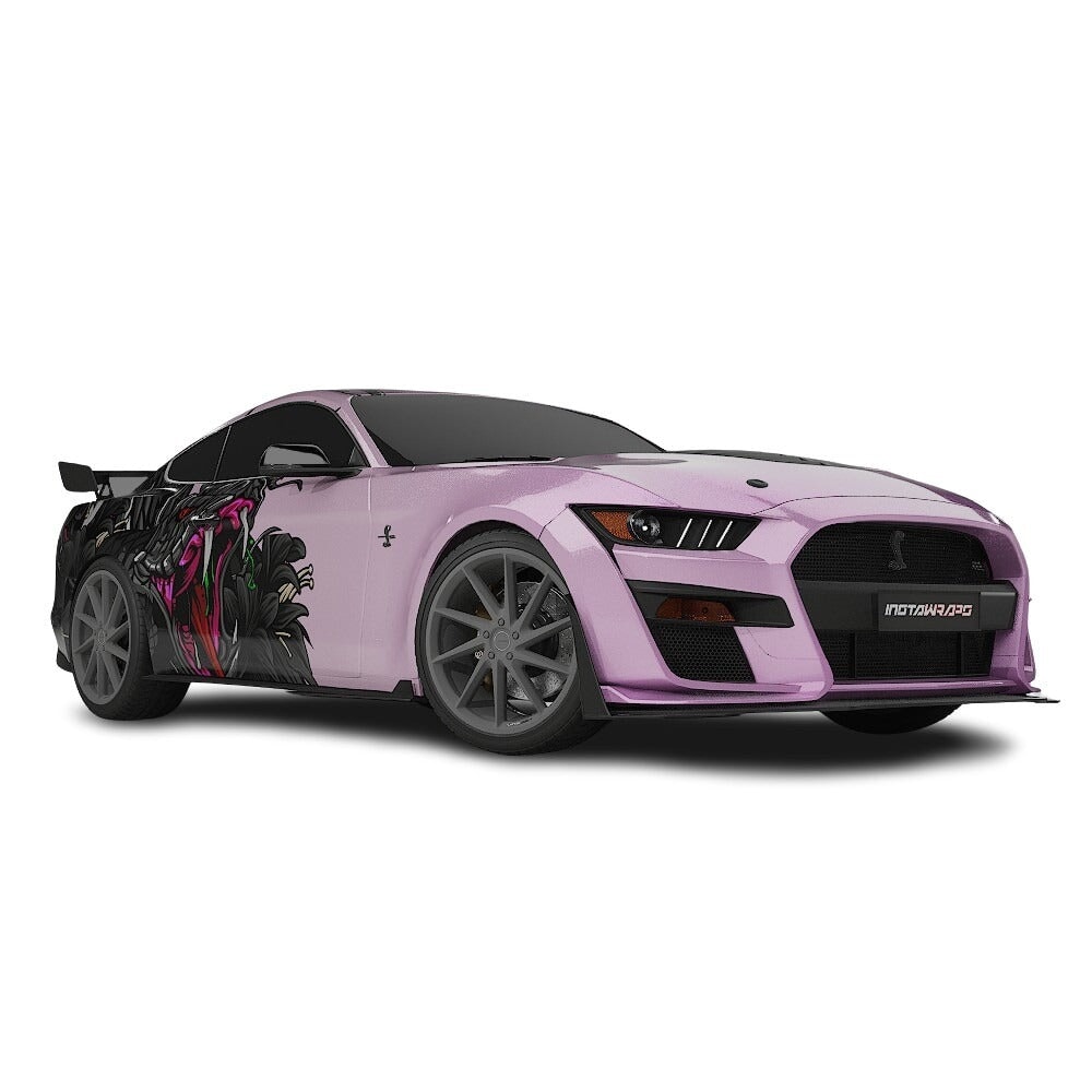 3M / AVERY DENNISON | VINYL WRAPPING FILM PRINTED GRAPHICS | CUSTOM RIDE | FLORAL FURY WRAPS | VIPER BLOOM | CR2201