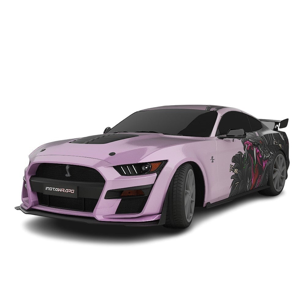 3M / AVERY DENNISON | VINYL WRAPPING FILM PRINTED GRAPHICS | CUSTOM RIDE | FLORAL FURY WRAPS | VIPER BLOOM | CR2201