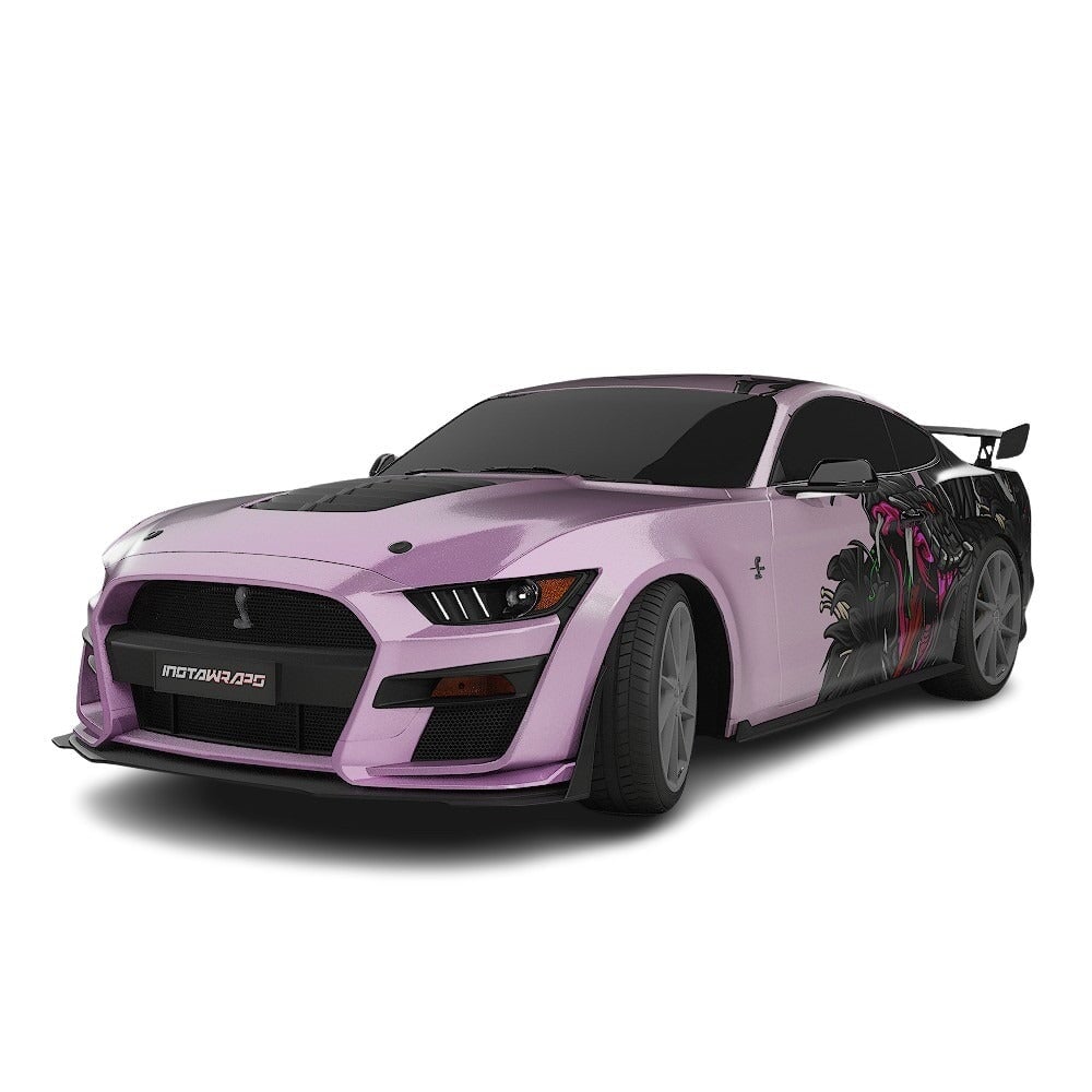 3M / AVERY DENNISON | VINYL WRAPPING FILM PRINTED GRAPHICS | CUSTOM RIDE | FLORAL FURY WRAPS | VIPER BLOOM | CR2201