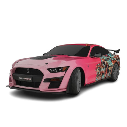 3M / AVERY DENNISON | VINYL WRAPPING FILM PRINTED GRAPHICS | CUSTOM RIDE | FLORAL FURY WRAPS | VIPER BLOOM | CR2202