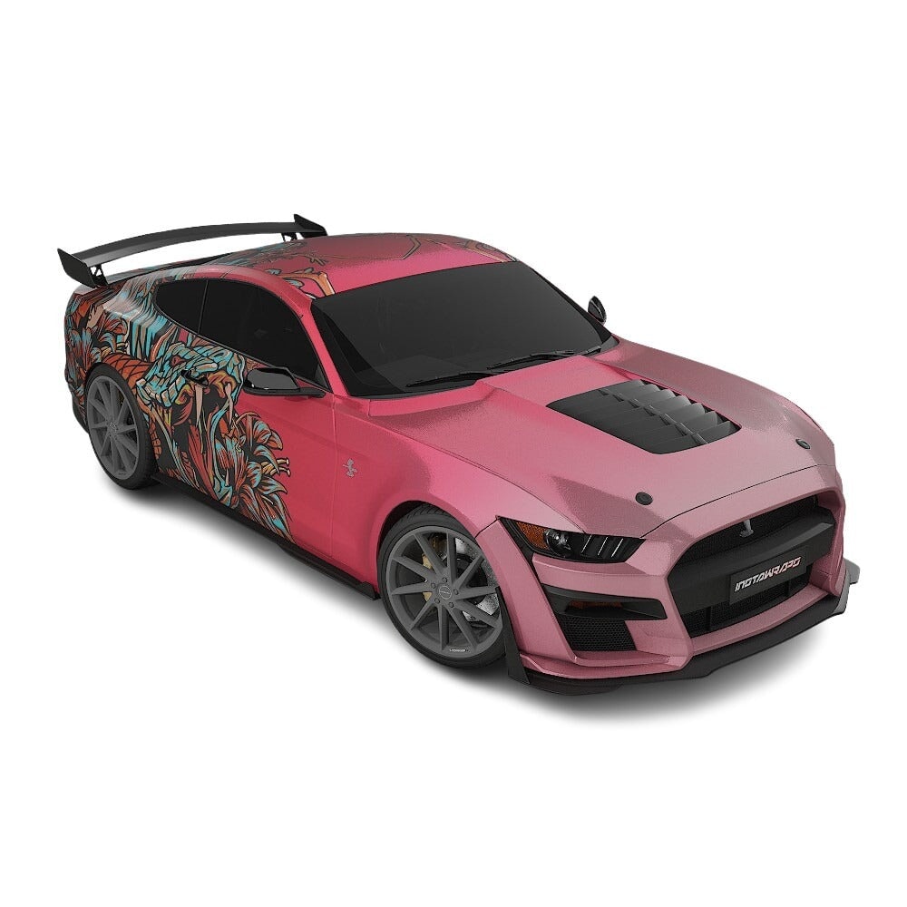 3M / AVERY DENNISON | VINYL WRAPPING FILM PRINTED GRAPHICS | CUSTOM RIDE | FLORAL FURY WRAPS | VIPER BLOOM | CR2202