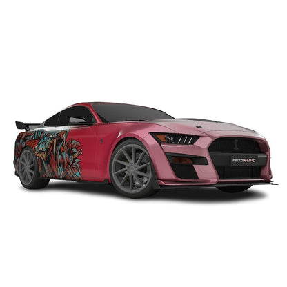 3M / AVERY DENNISON | VINYL WRAPPING FILM PRINTED GRAPHICS | CUSTOM RIDE | FLORAL FURY WRAPS | VIPER BLOOM | CR2202