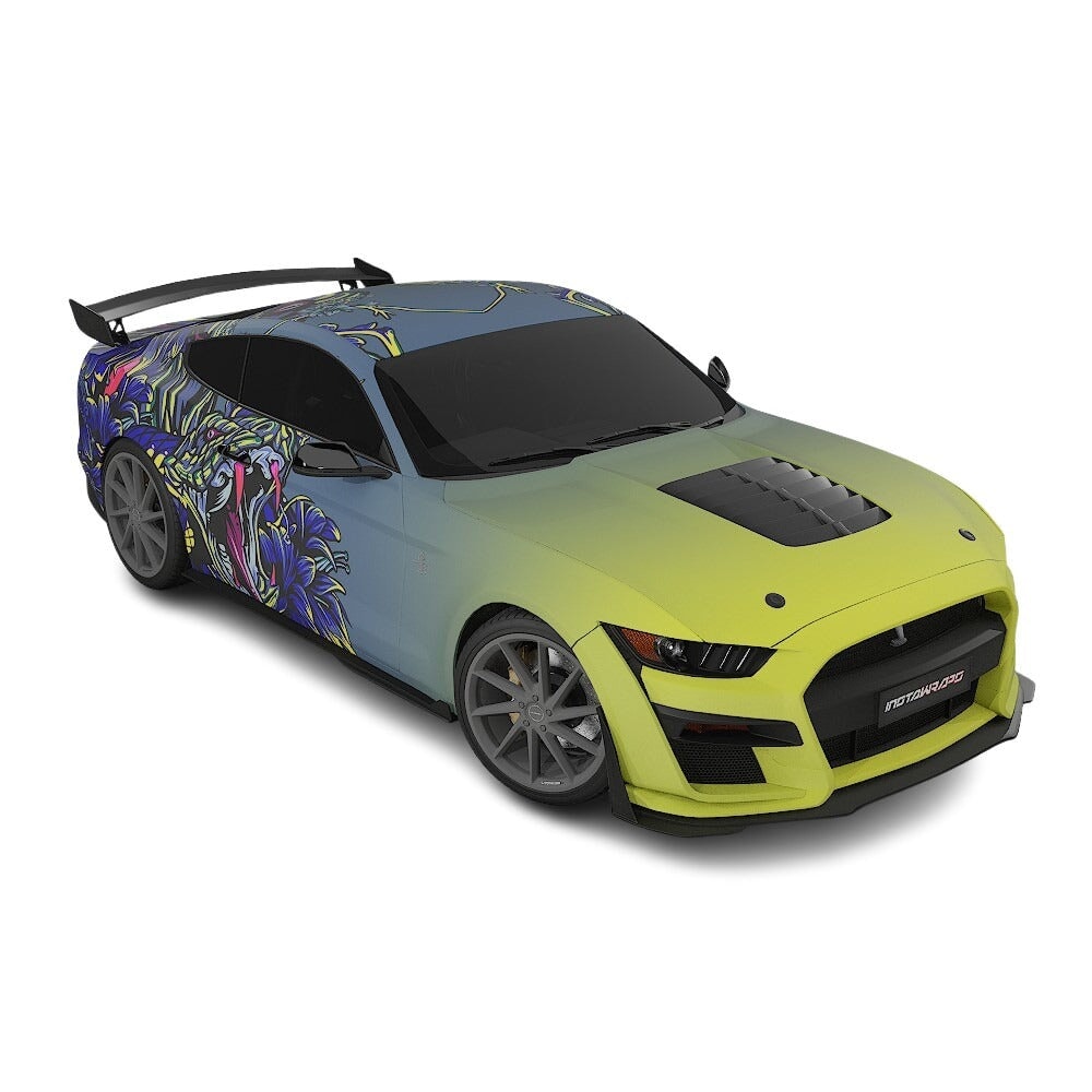 3M / AVERY DENNISON | VINYL WRAPPING FILM PRINTED GRAPHICS | CUSTOM RIDE | FLORAL FURY WRAPS | VIPER BLOOM | CR2203