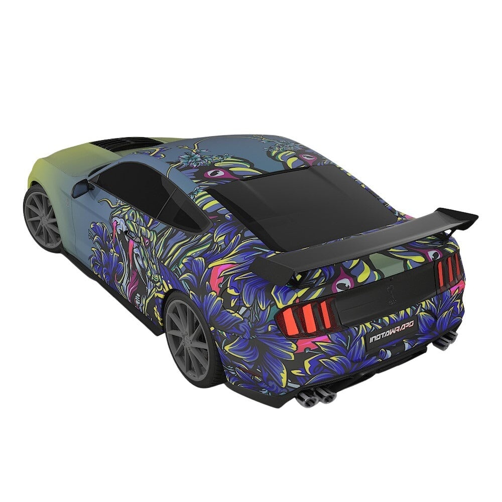 3M / AVERY DENNISON | VINYL WRAPPING FILM PRINTED GRAPHICS | CUSTOM RIDE | FLORAL FURY WRAPS | VIPER BLOOM | CR2203