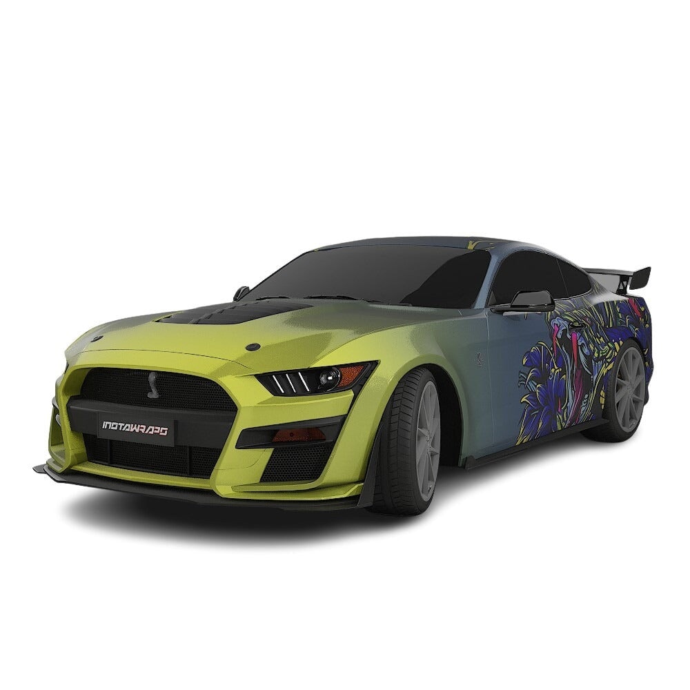 3M / AVERY DENNISON | VINYL WRAPPING FILM PRINTED GRAPHICS | CUSTOM RIDE | FLORAL FURY WRAPS | VIPER BLOOM | CR2203