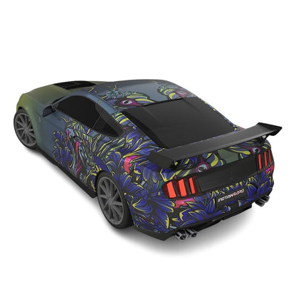 3M / AVERY DENNISON | VINYL WRAPPING FILM PRINTED GRAPHICS | CUSTOM RIDE | FLORAL FURY WRAPS | VIPER BLOOM | CR2203