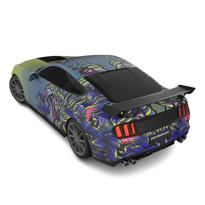 3M / AVERY DENNISON | VINYL WRAPPING FILM PRINTED GRAPHICS | CUSTOM RIDE | FLORAL FURY WRAPS | VIPER BLOOM | CR2203