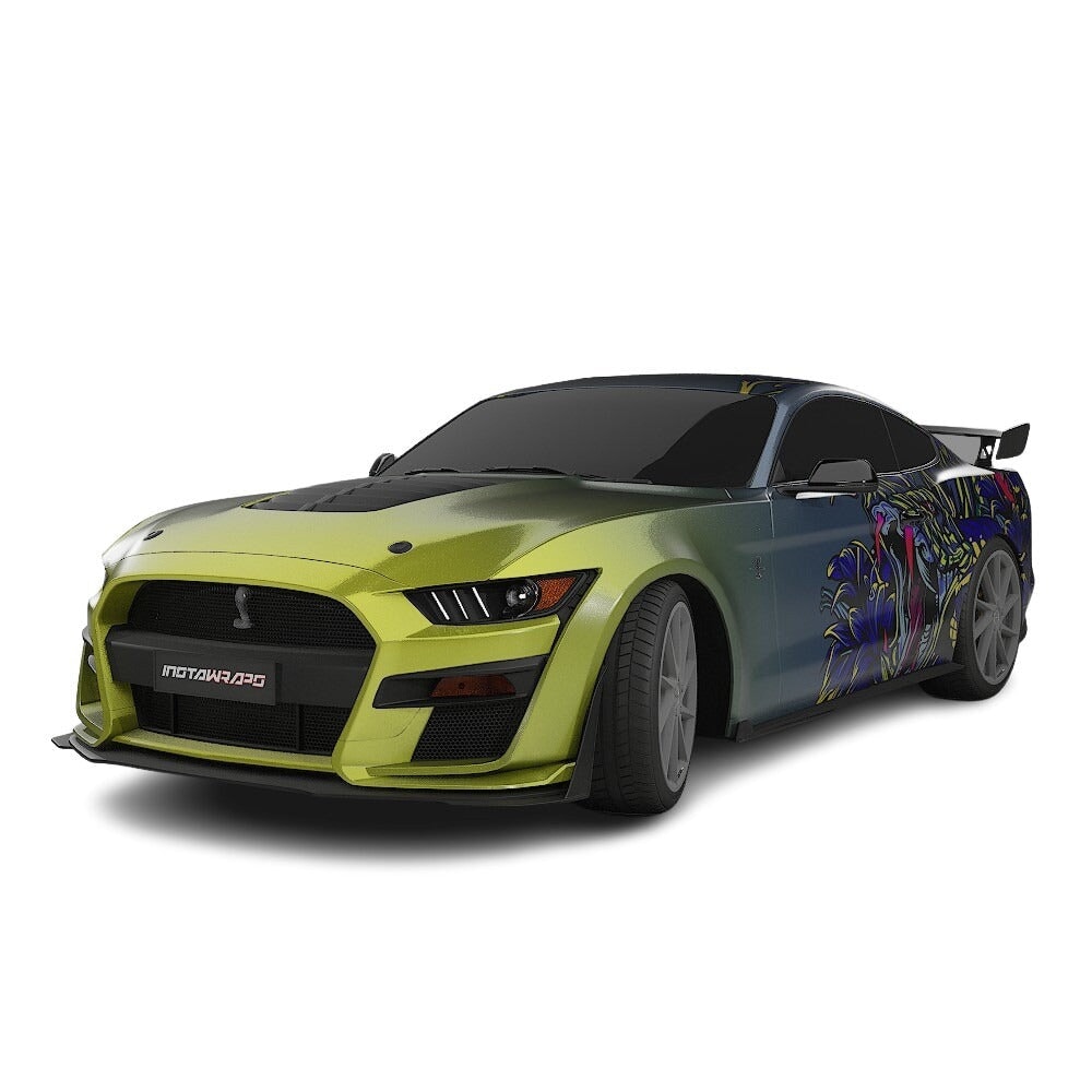 3M / AVERY DENNISON | VINYL WRAPPING FILM PRINTED GRAPHICS | CUSTOM RIDE | FLORAL FURY WRAPS | VIPER BLOOM | CR2203