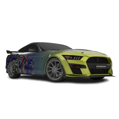 3M / AVERY DENNISON | VINYL WRAPPING FILM PRINTED GRAPHICS | CUSTOM RIDE | FLORAL FURY WRAPS | VIPER BLOOM | CR2203