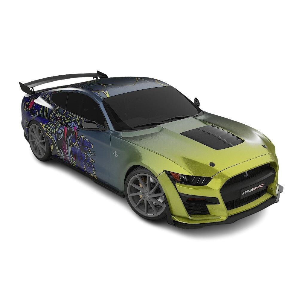 3M / AVERY DENNISON | VINYL WRAPPING FILM PRINTED GRAPHICS | CUSTOM RIDE | FLORAL FURY WRAPS | VIPER BLOOM | CR2203