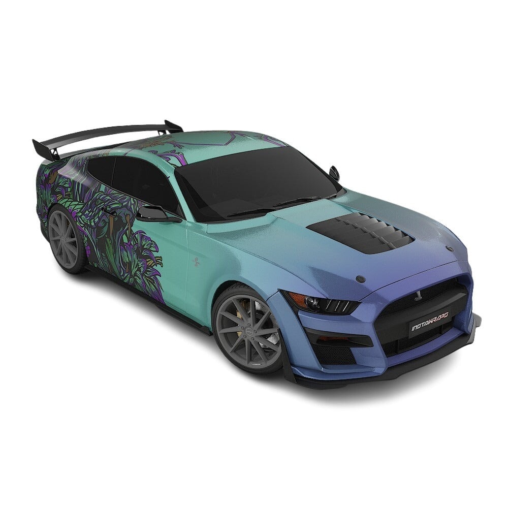 3M / AVERY DENNISON | VINYL WRAPPING FILM PRINTED GRAPHICS | CUSTOM RIDE | FLORAL FURY WRAPS | VIPER BLOOM | CR2204