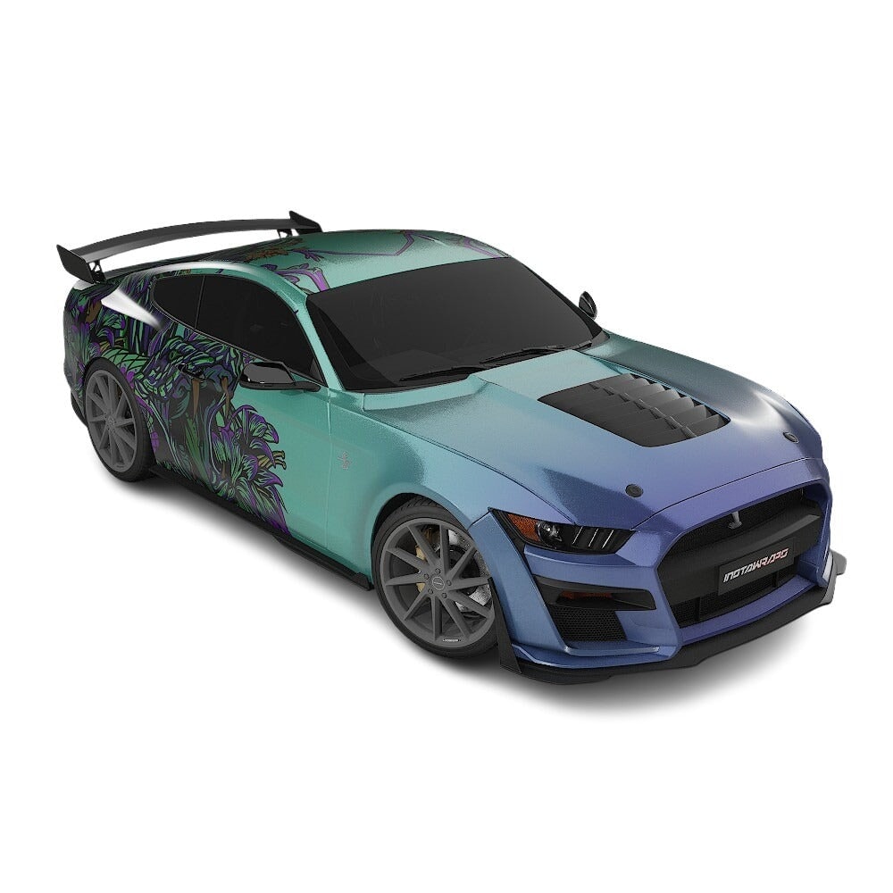 3M / AVERY DENNISON | VINYL WRAPPING FILM PRINTED GRAPHICS | CUSTOM RIDE | FLORAL FURY WRAPS | VIPER BLOOM | CR2204