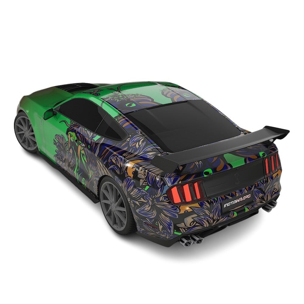 3M / AVERY DENNISON | VINYL WRAPPING FILM PRINTED GRAPHICS | CUSTOM RIDE | FLORAL FURY WRAPS | VIPER BLOOM | CR2205