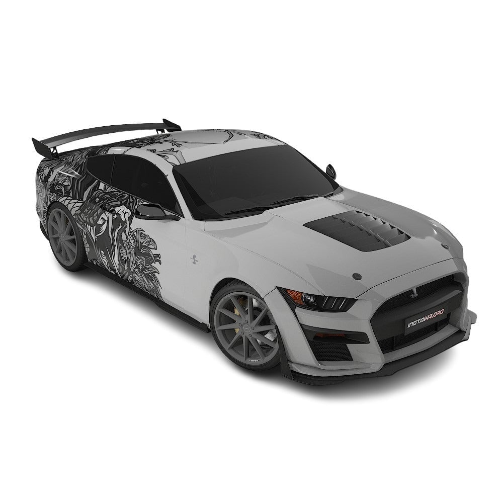 3M / AVERY DENNISON | VINYL WRAPPING FILM PRINTED GRAPHICS | CUSTOM RIDE | FLORAL FURY WRAPS | VIPER BLOOM | CR2206