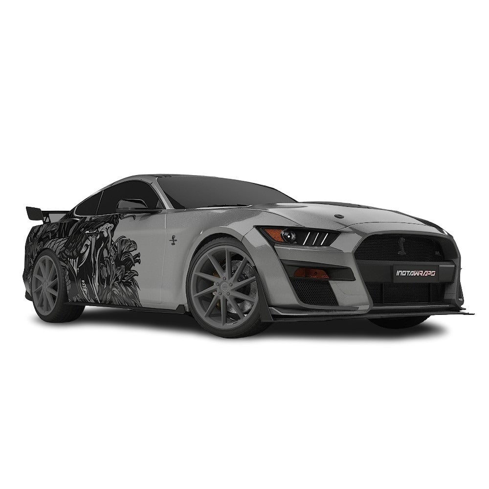 3M / AVERY DENNISON | VINYL WRAPPING FILM PRINTED GRAPHICS | CUSTOM RIDE | FLORAL FURY WRAPS | VIPER BLOOM | CR2206