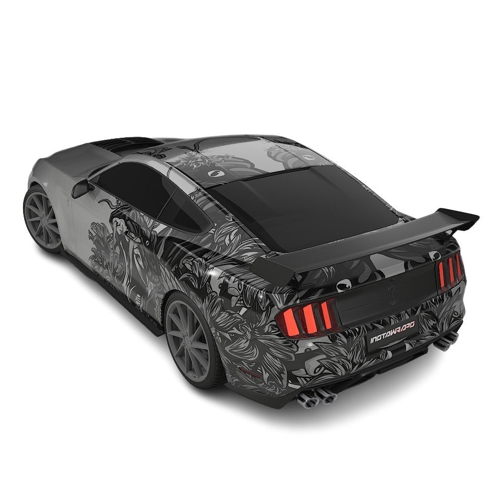 3M / AVERY DENNISON | VINYL WRAPPING FILM PRINTED GRAPHICS | CUSTOM RIDE | FLORAL FURY WRAPS | VIPER BLOOM | CR2206