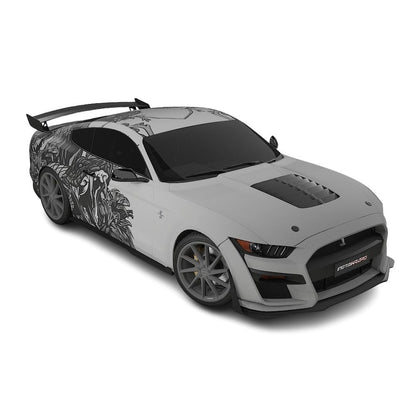 3M / AVERY DENNISON | VINYL WRAPPING FILM PRINTED GRAPHICS | CUSTOM RIDE | FLORAL FURY WRAPS | VIPER BLOOM | CR2206