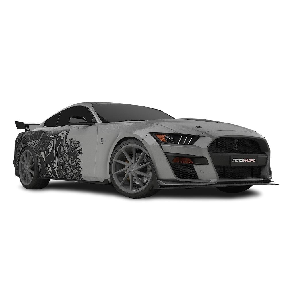 3M / AVERY DENNISON | VINYL WRAPPING FILM PRINTED GRAPHICS | CUSTOM RIDE | FLORAL FURY WRAPS | VIPER BLOOM | CR2206