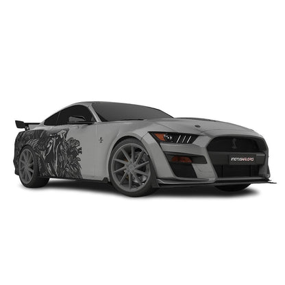 3M / AVERY DENNISON | VINYL WRAPPING FILM PRINTED GRAPHICS | CUSTOM RIDE | FLORAL FURY WRAPS | VIPER BLOOM | CR2206