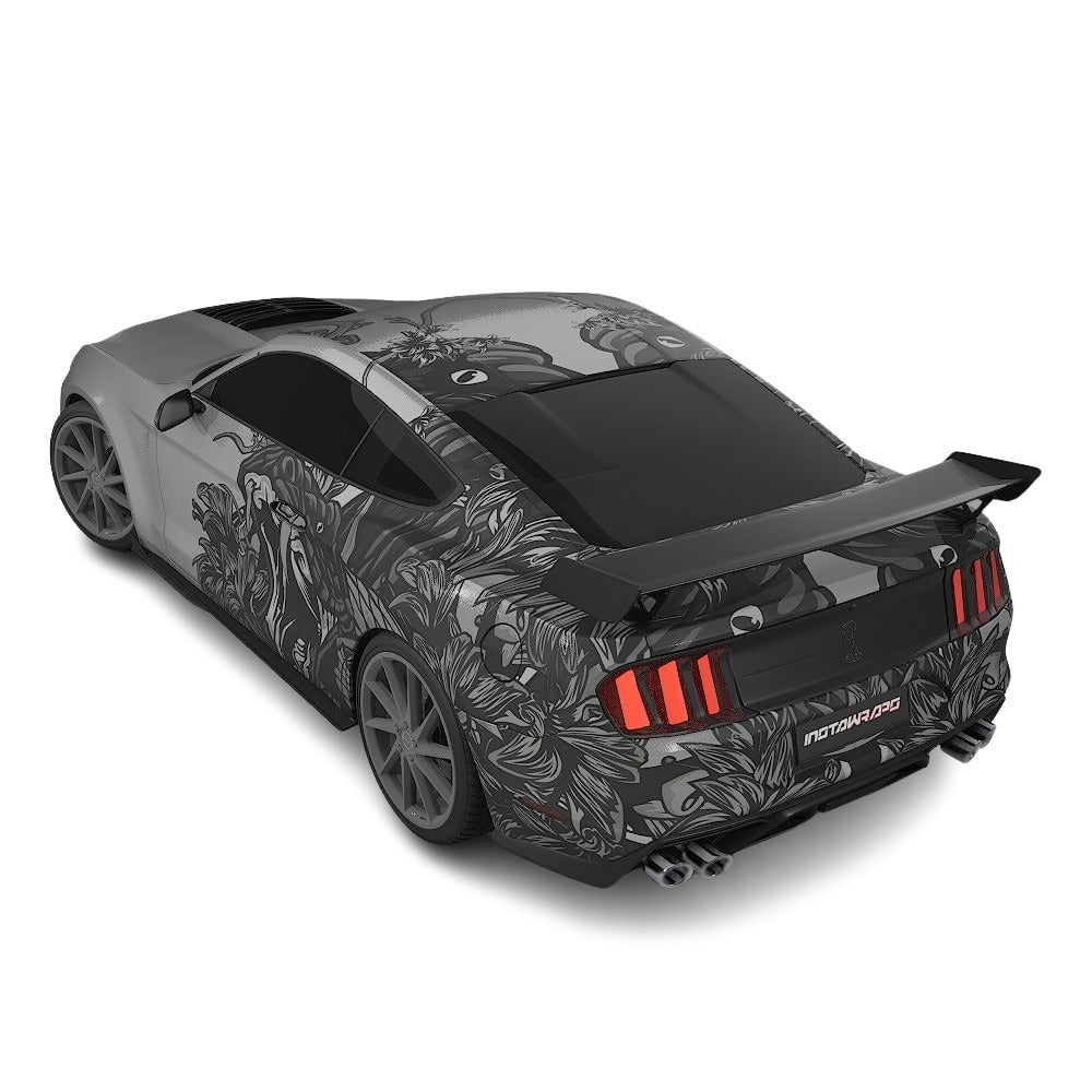 3M / AVERY DENNISON | VINYL WRAPPING FILM PRINTED GRAPHICS | CUSTOM RIDE | FLORAL FURY WRAPS | VIPER BLOOM | CR2206