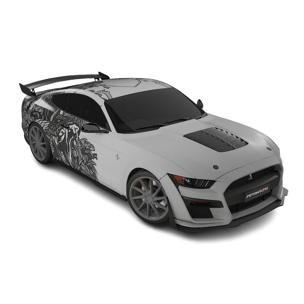 3M / AVERY DENNISON | VINYL WRAPPING FILM PRINTED GRAPHICS | CUSTOM RIDE | FLORAL FURY WRAPS | VIPER BLOOM | CR2206