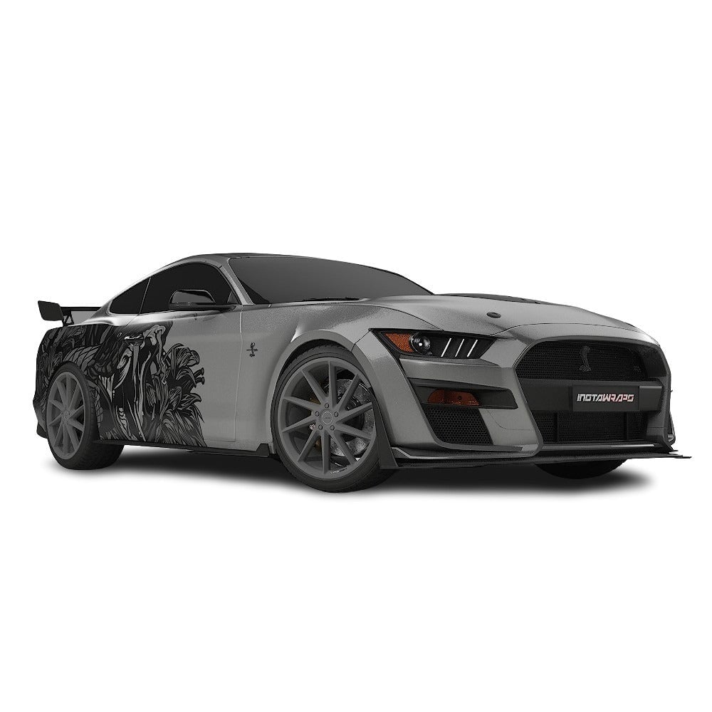3M / AVERY DENNISON | VINYL WRAPPING FILM PRINTED GRAPHICS | CUSTOM RIDE | FLORAL FURY WRAPS | VIPER BLOOM | CR2206