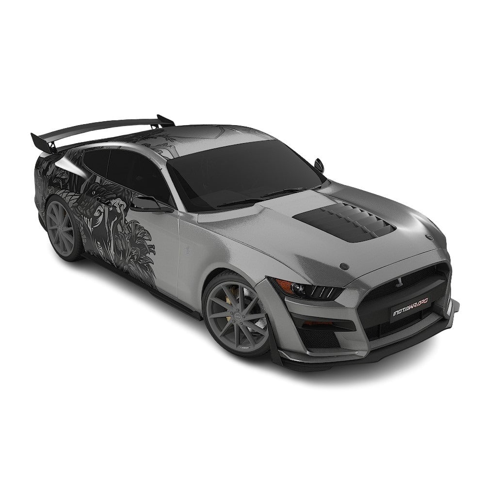 3M / AVERY DENNISON | VINYL WRAPPING FILM PRINTED GRAPHICS | CUSTOM RIDE | FLORAL FURY WRAPS | VIPER BLOOM | CR2206