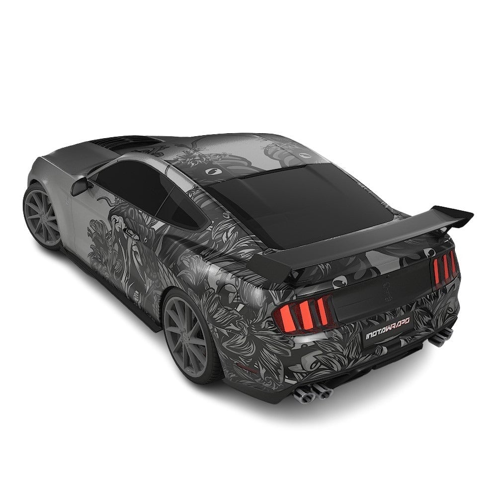 3M / AVERY DENNISON | VINYL WRAPPING FILM PRINTED GRAPHICS | CUSTOM RIDE | FLORAL FURY WRAPS | VIPER BLOOM | CR2206