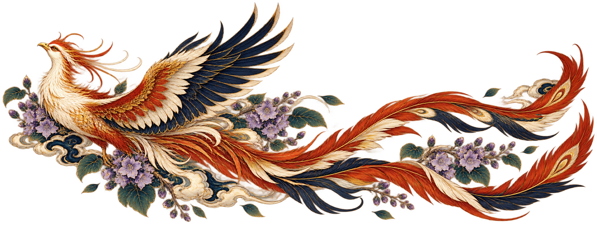 Cloudwoven Plume | Japanese Phoenix Automotive Decal | Instawraps
