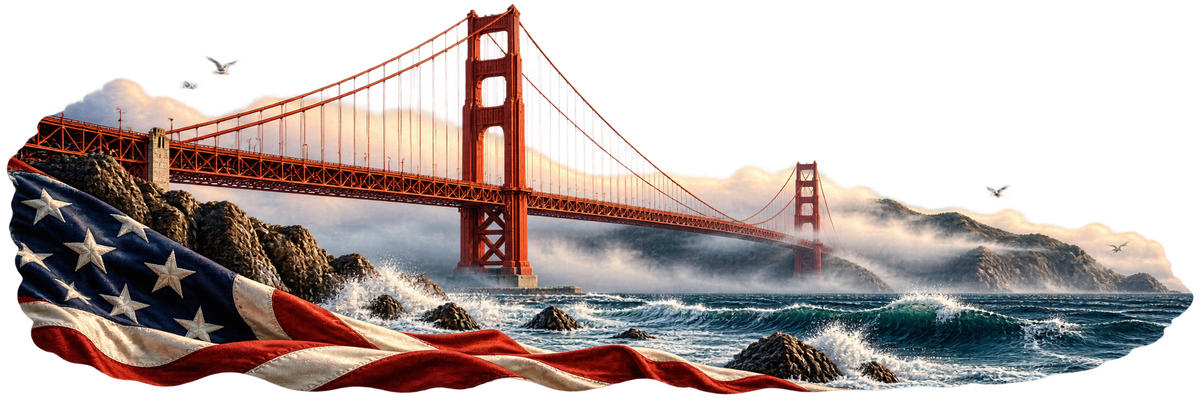 Pacific Overture | Golden Gate Bridge Automotive Decal | Instawraps