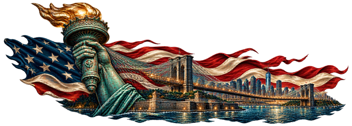 Torchlit Union | Liberty Torch and American Flag Automotive Decal | Instawraps