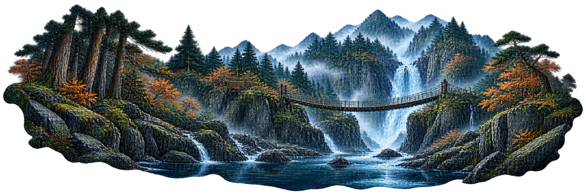 Mistspan Crossing | Japanese Gorge Automotive Decal | Instawraps