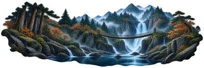 Mistspan Crossing | Japanese Gorge Automotive Decal | Instawraps