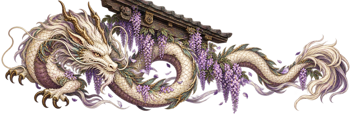 Wisteria Eaveskeeper | Japanese Dragon Automotive Decal | Instawraps