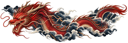 Cinder Roar | Japanese Dragon Automotive Decal | Instawraps