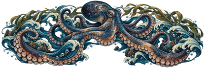 Tidal Coil | Japanese Octopus Automotive Decal | Instawraps