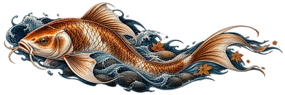 Copper Current | Japanese Carp Automotive Decal | Instawraps
