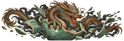 Celadon Unbound | Japanese Dragon Automotive Decal | Instawraps