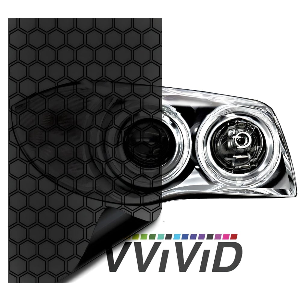 VVIVID VINYL 2019 HEX+ DARK SMOKE AIR-TINT HEADLIGHT TINT | V314