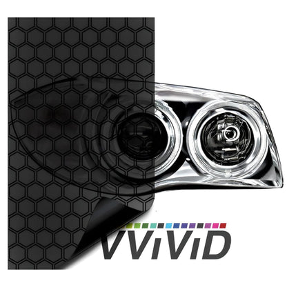 VVIVID VINYL 2019 HEX+ DARK SMOKE AIR-TINT HEADLIGHT TINT | V314