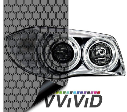 VVIVID VINYL 2019 HEX+ LIGHT SMOKE AIR-TINT HEADLIGHT TINT | V315