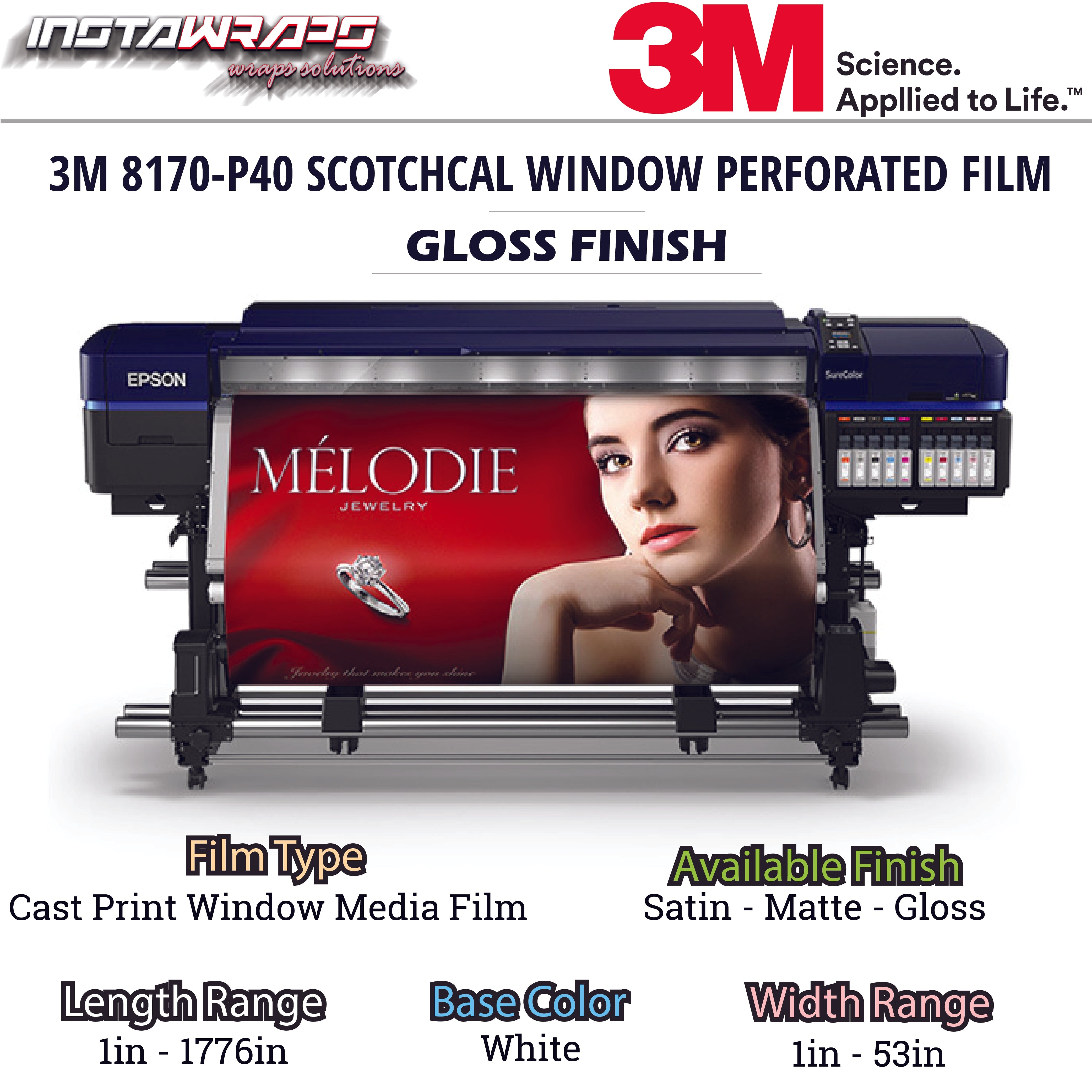 UPLOAD YOUR OWN DESIGN - 3M PRINT FILM / 8170-P40 / GLOSS FINISH