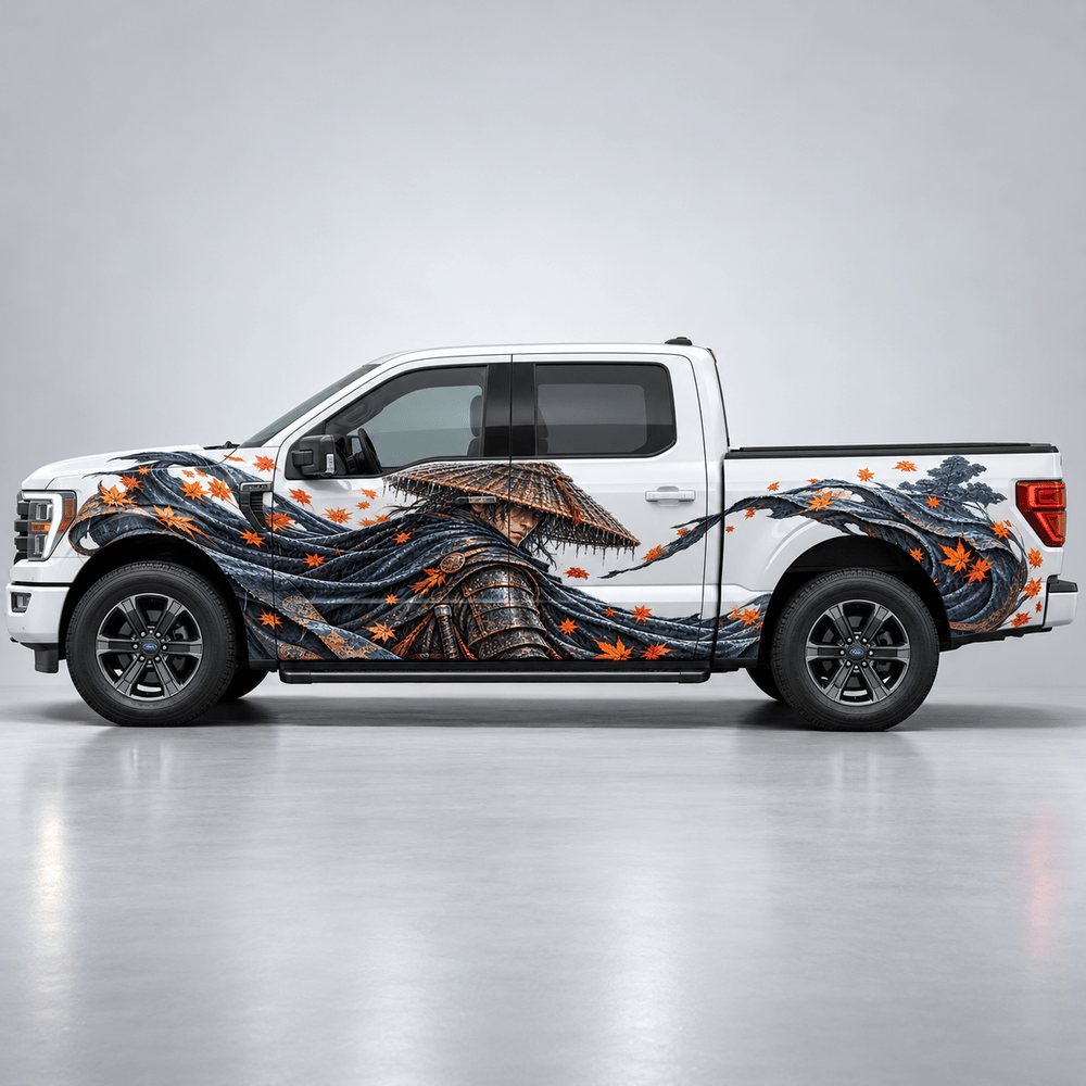 Amberwake Sentinel | Japanese Warrior Automotive Decal | Instawraps